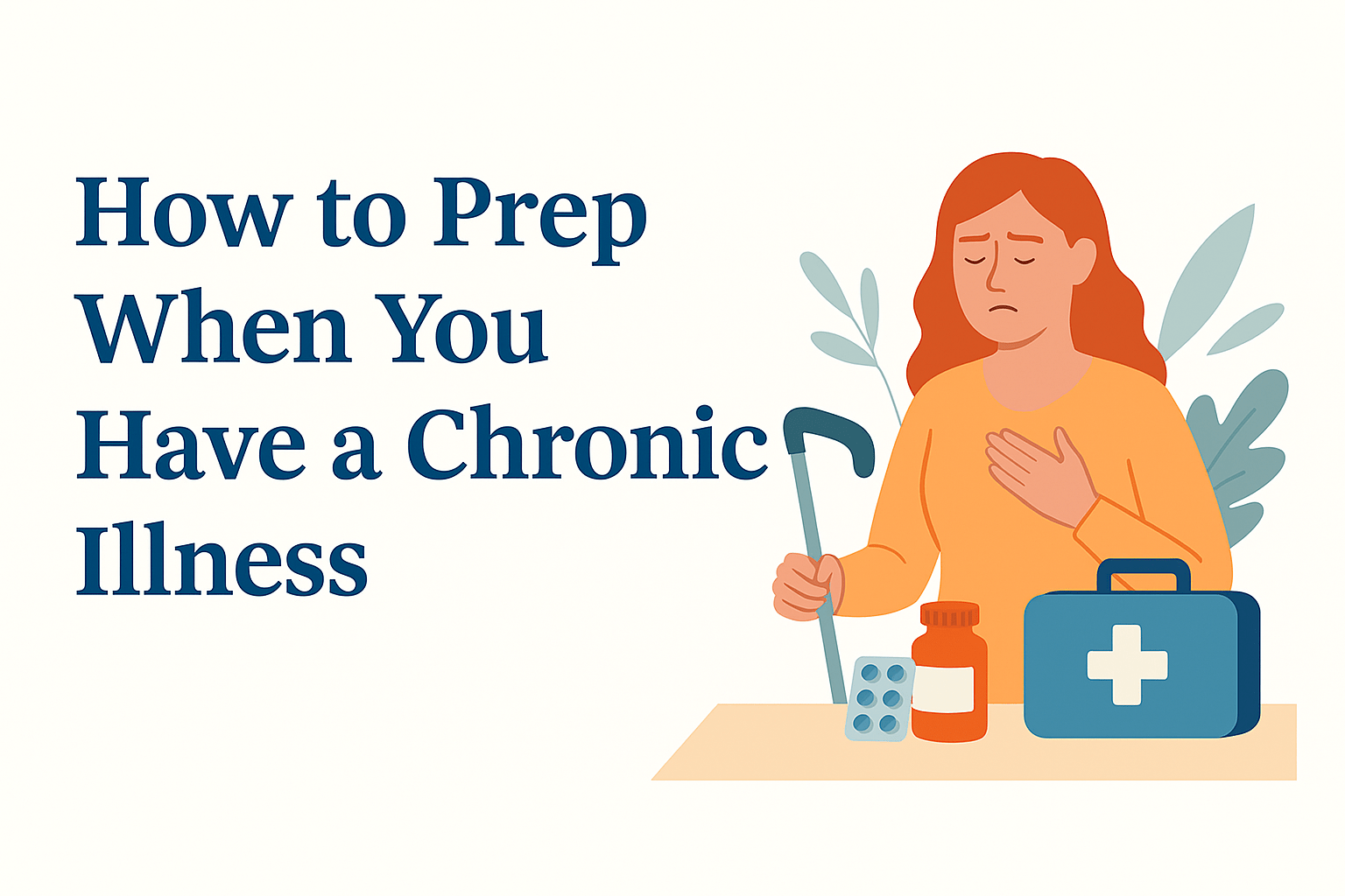 prepping with chronic illness