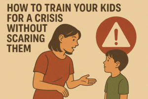 prepping with kids
