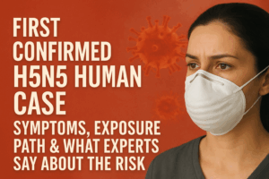 First Confirmed H5N5 Human Case: Symptoms, Exposure Path & What Experts Say About the Risk